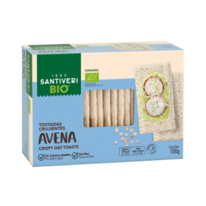 Tostadas crujientes con avena Bio