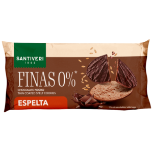 Galleta Fina  bañada en chocolate negro