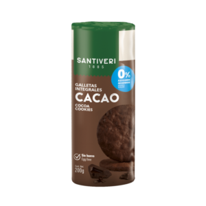 Galletas integrales cacao 0% azúcares añadidos