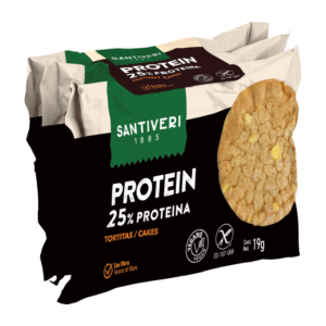 Tortitas Protein 25% Proteína 3 paquetes de 3 ud.